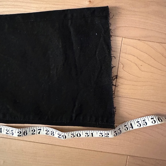 Like-New- Joe's Raw-Hem Black Flare Jeans (26) - Picture 8 of 9